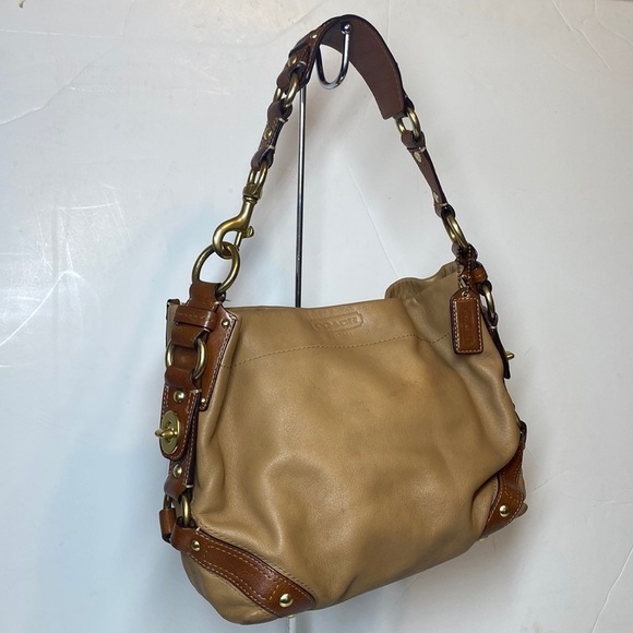 COACH Carly Bag Khaki / Tan - Picture 3 of 12